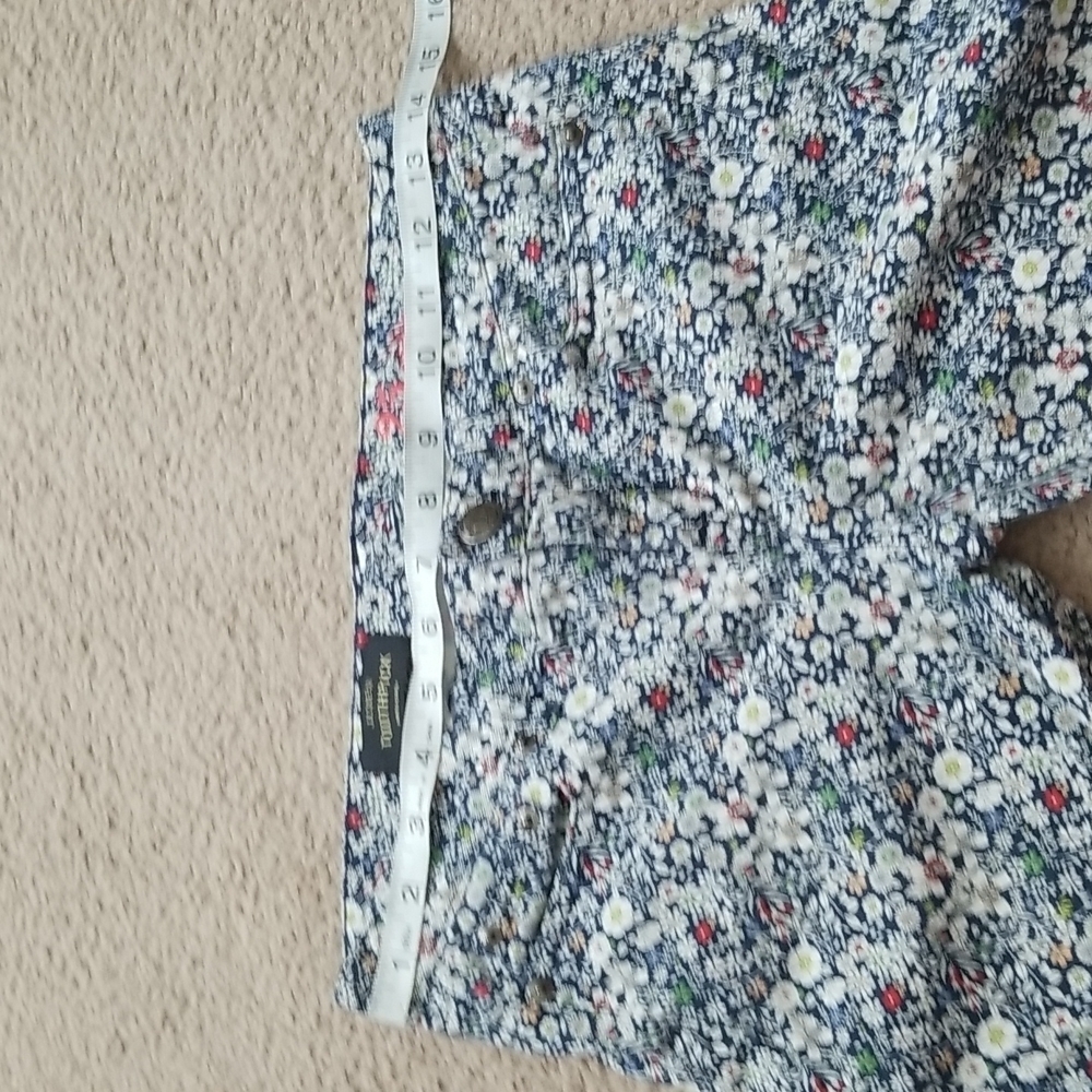 J.Crew Floral Toothpick Ankle Skinny Jeans - Picture 8 of 16